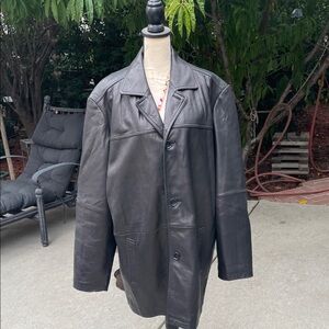 Gorgeous Mens Leather Coat by Wilson’s Leather